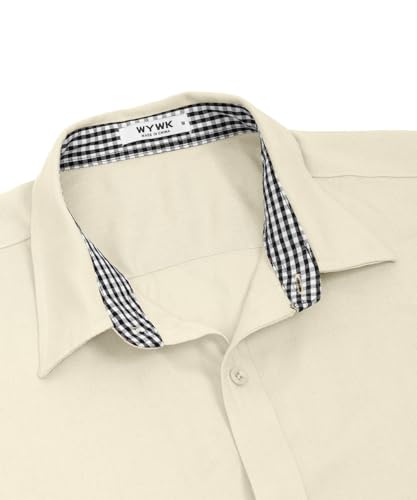 WYWK Men's Summer Vacation Tops Beach Shirt for Men